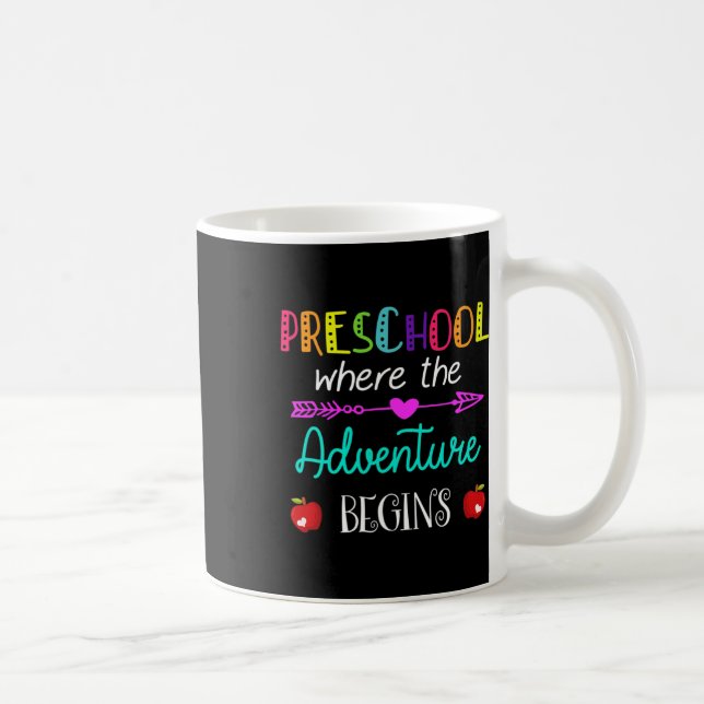 Wo das Abenteuer beginnt Kinderlehrer Kaffeetasse (Rechts)