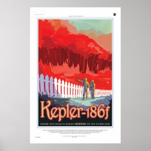 Wo das Gras immer auf der anderen Seite röter ist Poster