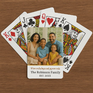 Wo das Lächeln beginnt: Foto Family Spielkarten