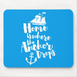 Wo der Anker fällt Mousepad