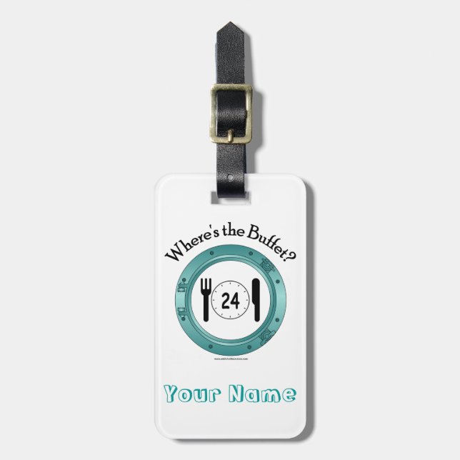 Wo der Buffet-Gepäckanhänger ist Gepäckanhänger (Vorderseite vertikal)