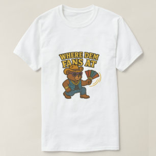 Wo der Fans an - Hip Hop Cowboy Teddy Bear T-Shirt