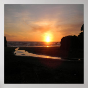 Wo der Fluss auf das Meer trifft... Poster