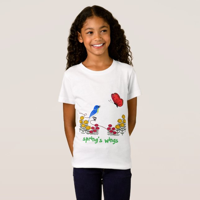 Wo der Frühling mich trifft T-Shirt (Vorne ganz)