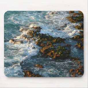 Wo der Ozean die Felsen trifft Mousepad