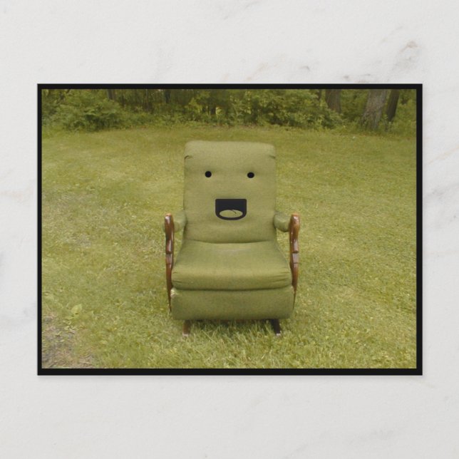 Wo die beruhigenden Dinge sind Postkarte (Vorderseite)