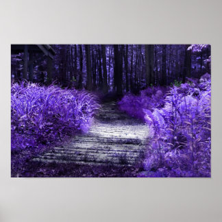 wo die Fee spielen, Gerahmt Print Poster