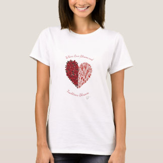 Wo die Liebe blüht Damen T-Shirt