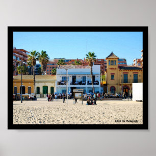 Wo die Stadt den Sand trifft Poster