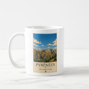 Wo die Stille die Gipfel erreicht – Pyrénées Kaffeetasse