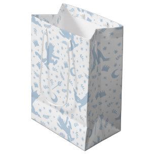 Wo die wilden Dinge Blau Blumen Mittlere Geschenktüte