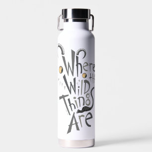Wo die wilden Dinge grafisch zitiert werden Trinkflasche