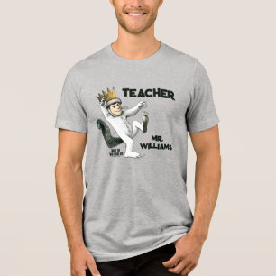 Wo die wilden Dinge Lehrer sind Tri-Blend Shirt