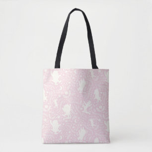 Wo die wilden Dinge rosa Blumenmuster Tasche