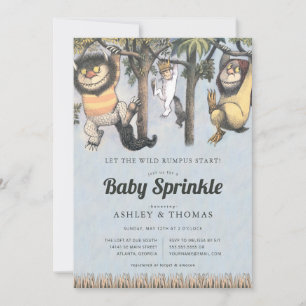 Wo die wilden Dinge sind Baby Sprinkle Einladung