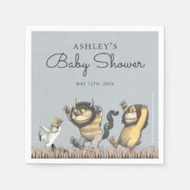 Wo die wilden Dinge sind Babydusche Napkins Serviette