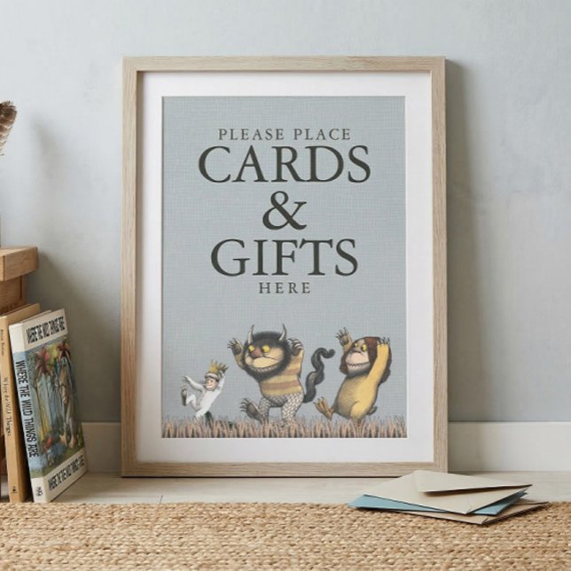 Wo die wilden Dinge sind | Karten und Geschenke (Generated image of large "Cards & Gifts" design in frame by envelopes)