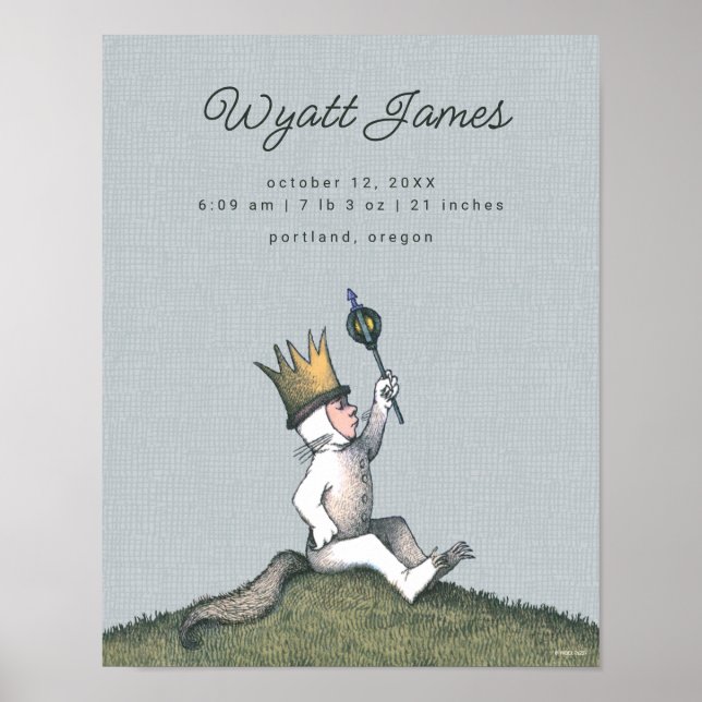 Wo die wilden Dinge sind - König Max | Geburtsstun Poster (Vorne)