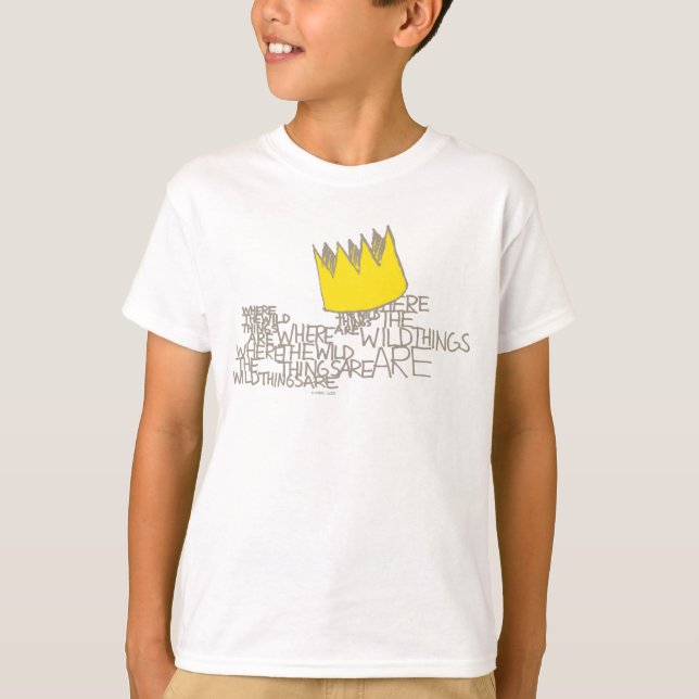 Wo die wilden Dinge sind | Krone T-Shirt (Vorderseite)