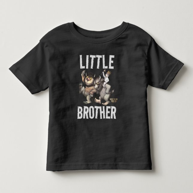 Wo die wilden Dinge sind | Little Brother Kleinkind T-shirt (Vorderseite)