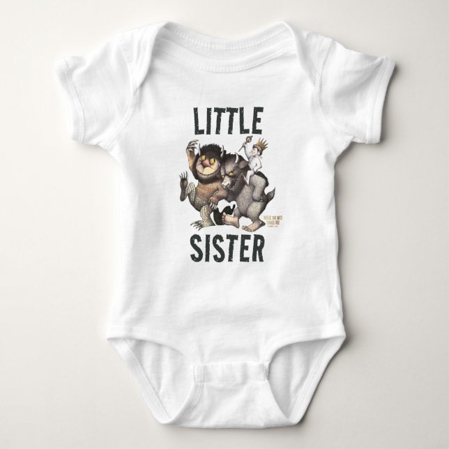 Wo die wilden Dinge sind | Little Sister Baby Strampler (Vorderseite)