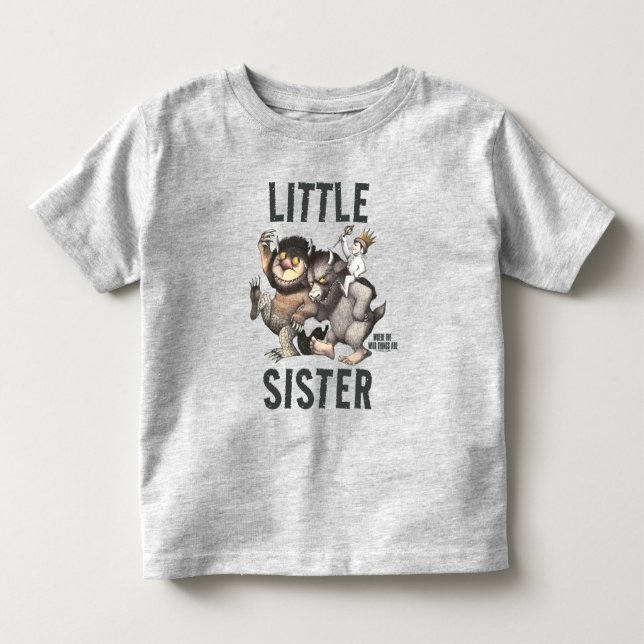 Wo die wilden Dinge sind | Little Sister Kleinkind T-shirt (Vorderseite)
