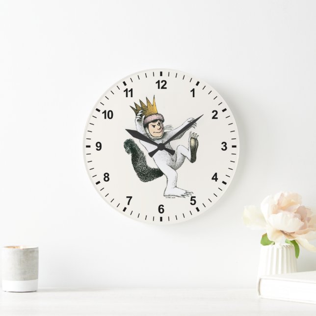 Wo die wilden Dinge sind | Max Große Wanduhr (Zuhause)