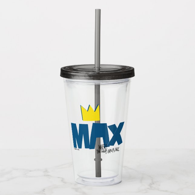 Wo die wilden Dinge sind | Max und Krone Acryltrinkbecher (Vorderseite)