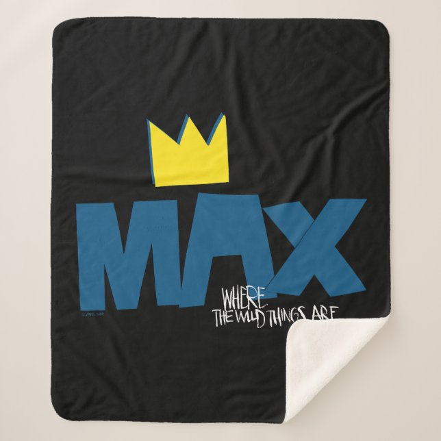 Wo die wilden Dinge sind | Max und Krone Sherpadecke (Vorderseite)