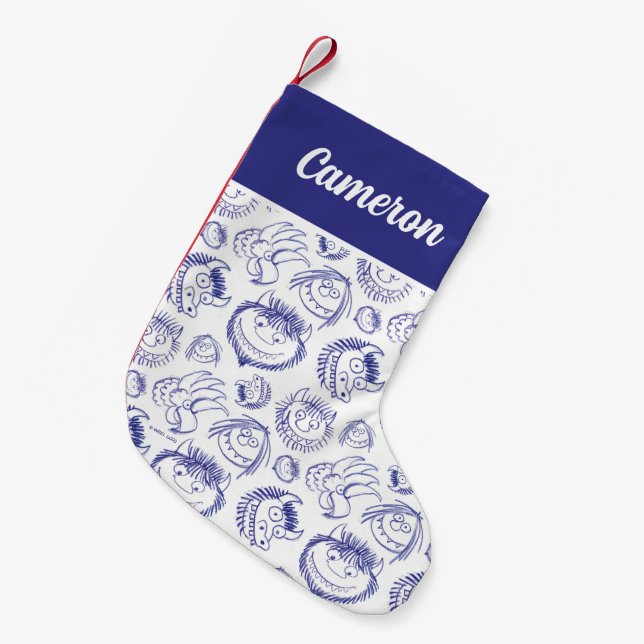 Wo die wilden Dinge Skizzen sind Kleiner Weihnachtsstrumpf (Vorderansicht (hängend))
