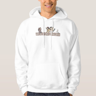 Wo die Wilden Dinge Zeichen auf dem Logo sind Hoodie