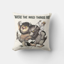 Wo die wilden Dinge Zeichen sind Kissen