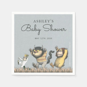 Wo die wilden Kerle wohnen Baby Shower Servietten