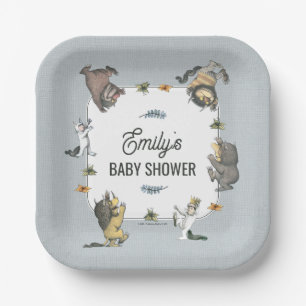 Wo die wilden Kerle wohnen Charakter-Baby-Party Pappteller