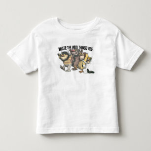 Wo die wilden Kerle wohnen Charaktere & Logo Kleinkind T-shirt