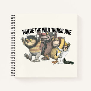 Wo die wilden Kerle wohnen Charaktere & Logo Notizbuch