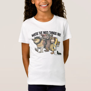 Wo die wilden Kerle wohnen Charaktere & Logo T-Shirt