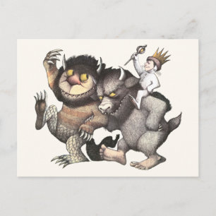 Wo die wilden Kerle wohnen Charaktere Postkarte