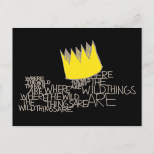 Wo die wilden Kerle wohnen   Crown Postkarte