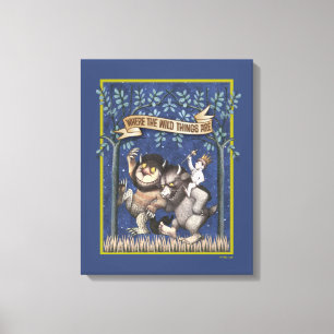 Wo die wilden Kerle wohnen Graphic Leinwanddruck