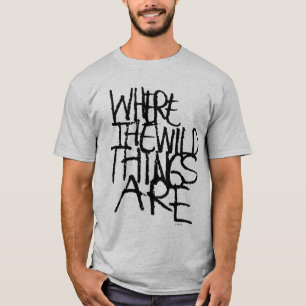 Wo die wilden Kerle wohnen   Handschriftlich T-Shirt