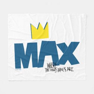 Wo die wilden Kerle wohnen Max und Krone Fleecedecke