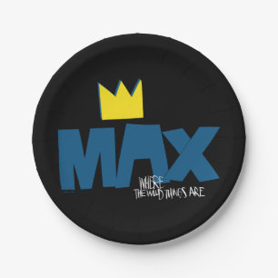 Wo die wilden Kerle wohnen Max und Krone Pappteller