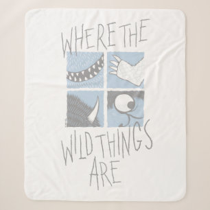 Wo die wilden Kerle wohnen   Quadratisches Grafikd Sherpadecke