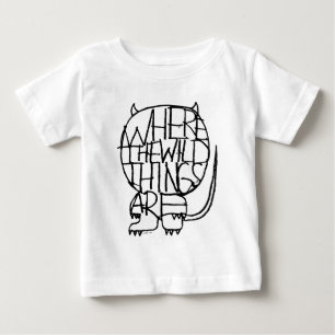 Wo die wilden Kerle wohnen Wilder Kerl Sketch Baby T-shirt