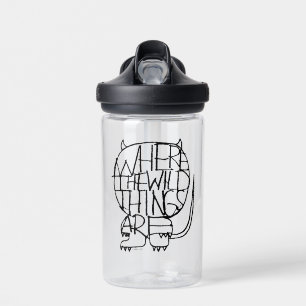 Wo die wilden Kerle wohnen Wilder Kerl Sketch Trinkflasche