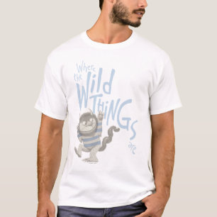 Wo die wilden Kerle wohnen Zitat - Blau T-Shirt