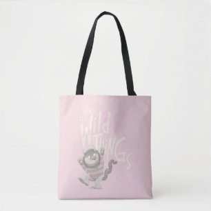 Wo die wilden Kerle wohnen Zitat - Pink Tasche