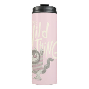 Wo die wilden Kerle wohnen Zitat - Pink Thermosbecher