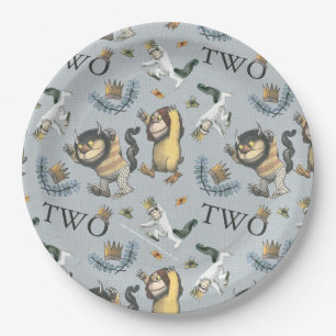 Wo die wilden Kerle wohnen zum 2. Geburtstag Pappteller
